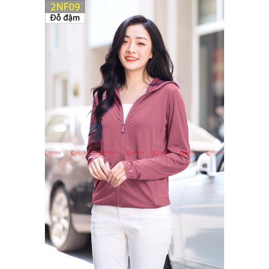☾Áo chống nắng nữ 1 lớp Cardina chất thun lạnh cao cấp bảo vệ làn da | BigBuy360 - bigbuy360.vn