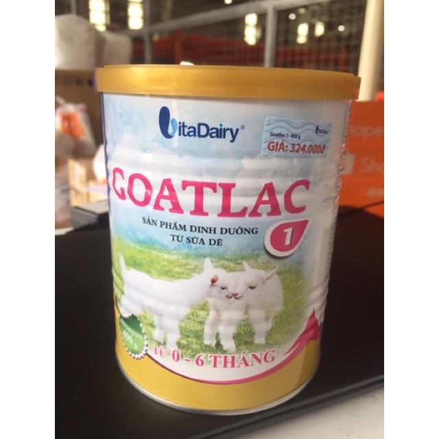 Sữa Dê Goatlac Số 1 Cho Trẻ Từ 0-6 Tháng 400g