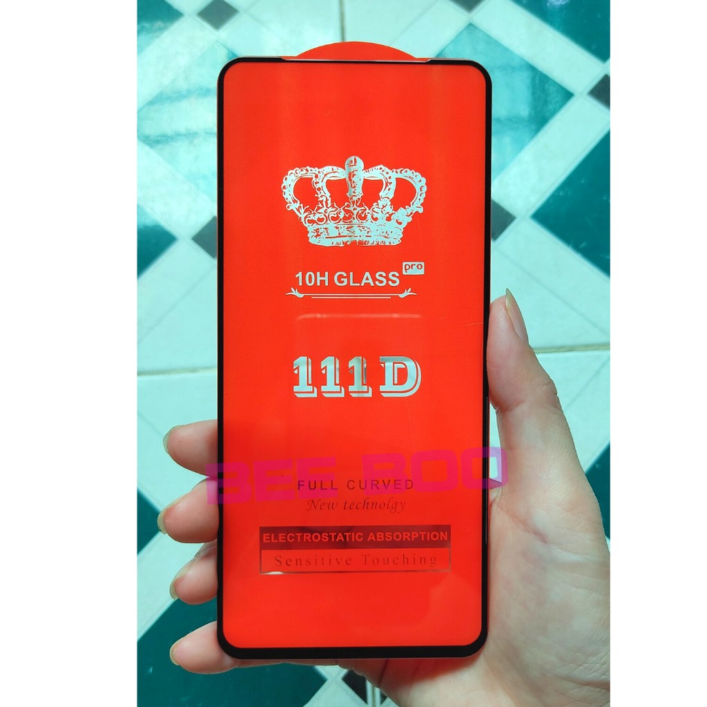 Kính cường lực Xiaomi Redmi Note 10 pro - Siêu mượt cao cấp- Full màn hình 111D và trong suốt - Cam kết hình thật 100%