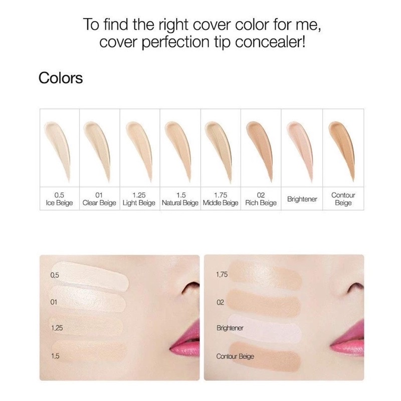 Kem che khuyết điểm The Saem Cover Perfection Tip Concealer 6.5g