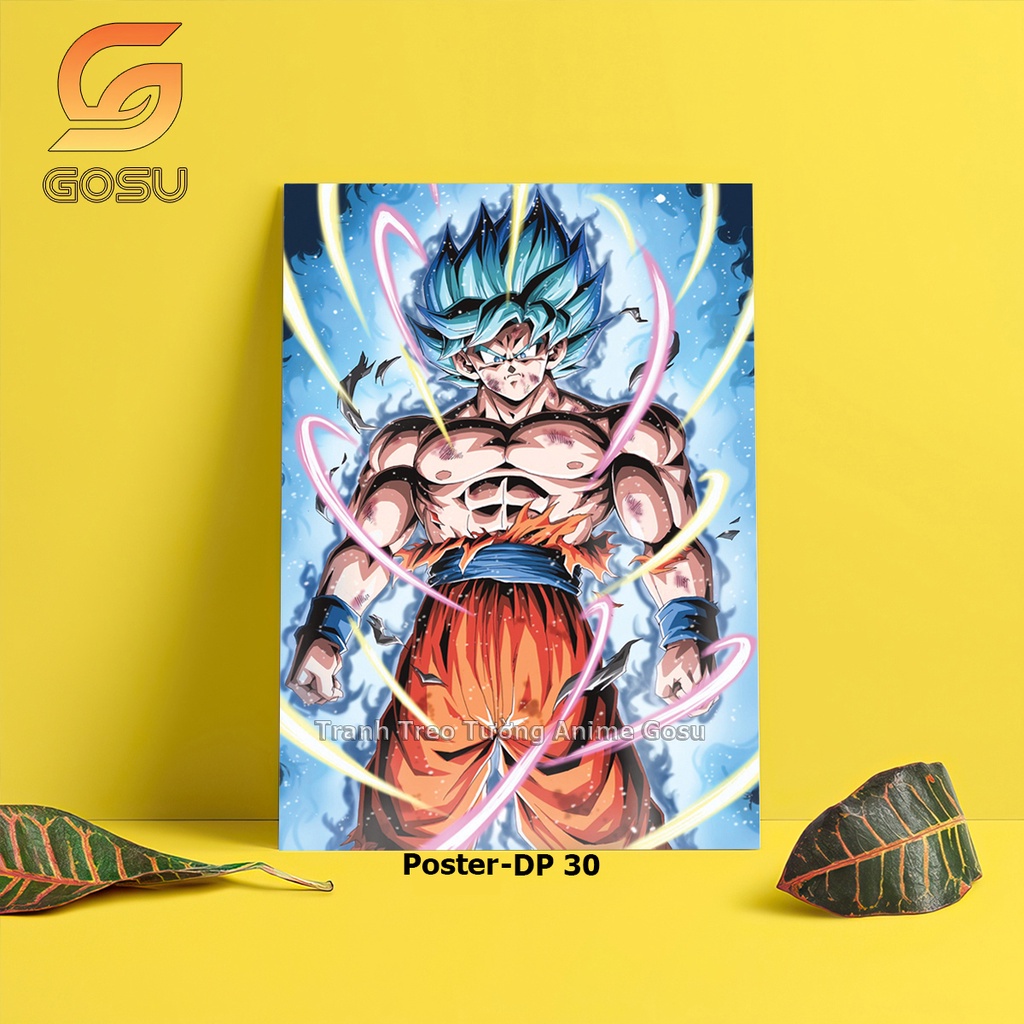 Tranh Dán Tường Anime Dragon Ball Super Poster Áp Phích Anime Trang Trí Góc Học Tập Phòng Ngủ Tranh Anime Khổ A3