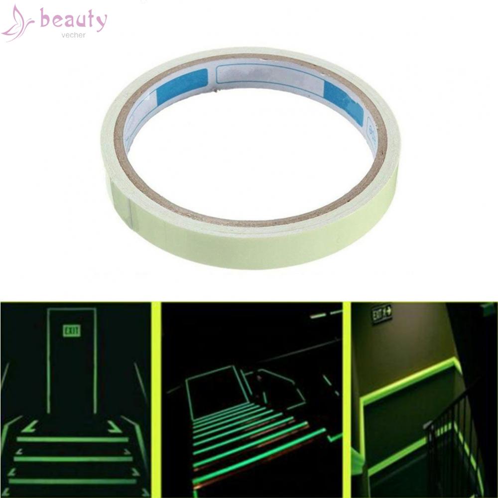 1 Cuộn Băng Keo Phản Quang Cảnh Báo An Toàn Cho Cầu Thang 15MM*3M