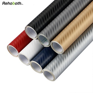 Miếng dán họa tiết sợi carbon 3d chống thấm nước cho xe hơi 30x127cm