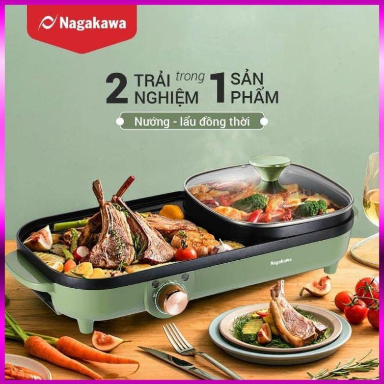 hàng chính hãng Bếp Lẩu nướng Nagakawa NAG3104