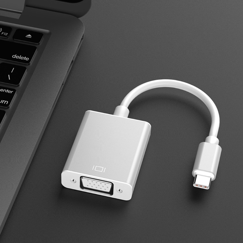 Bộ ChuyểN LIDU1 USB C Sang VGA 3.1 Sang VGA Cho Notebook / MáY ChiếU / TV