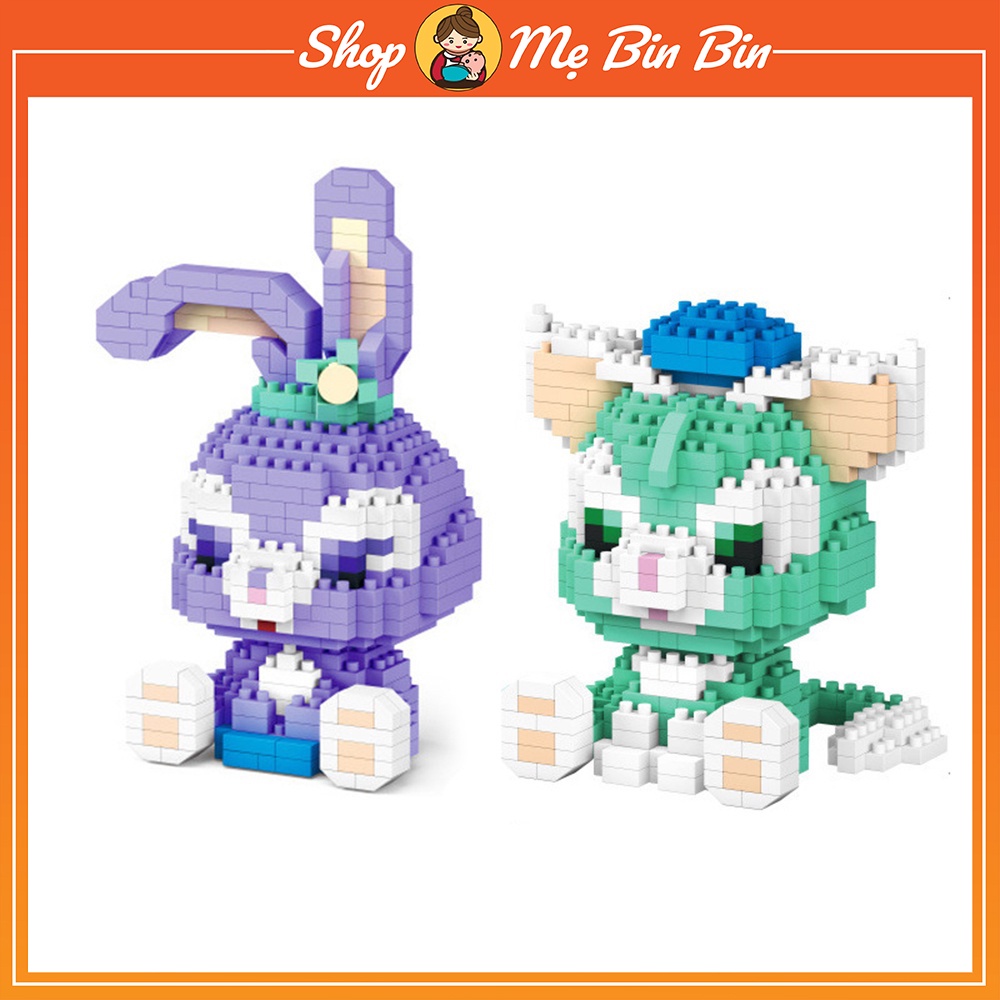 Đồ chơi L.E.G.O Nano 3D hình động vật dễ thương, rèn khả năng kiên trì, sáng tạo và làm trò xả stress rất hiệu quả