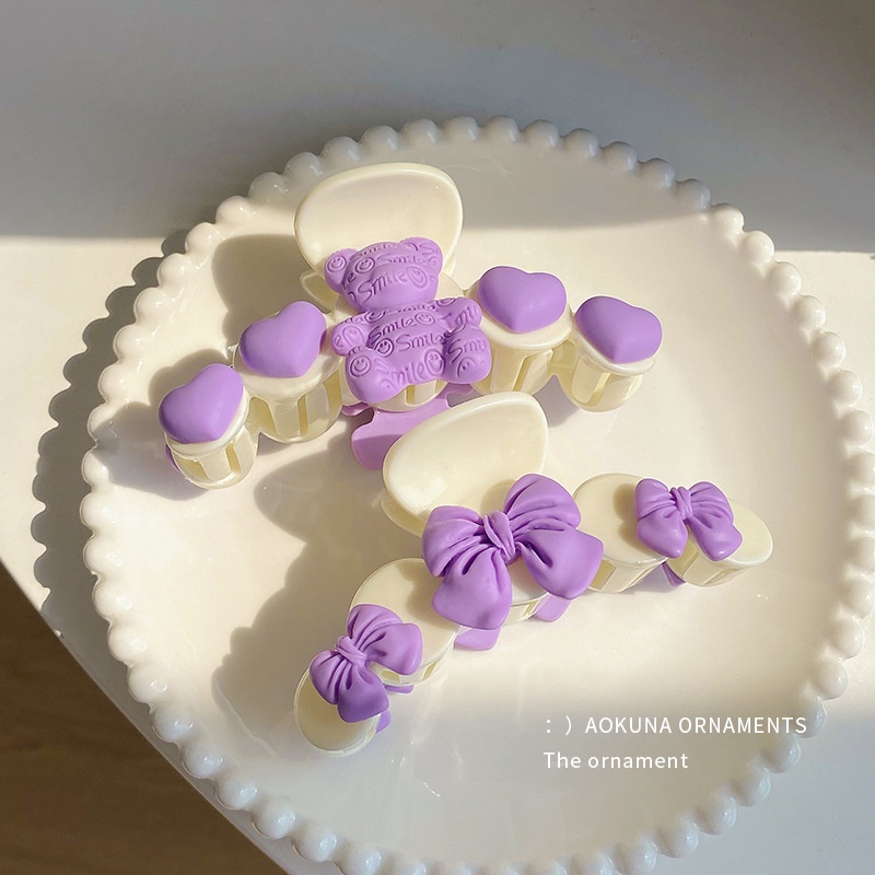 Kẹp Tóc Trong Suốt Họa Tiết Trái Cherry Phong Cách Hàn Quốc Ngọt Ngào Cho Nữ