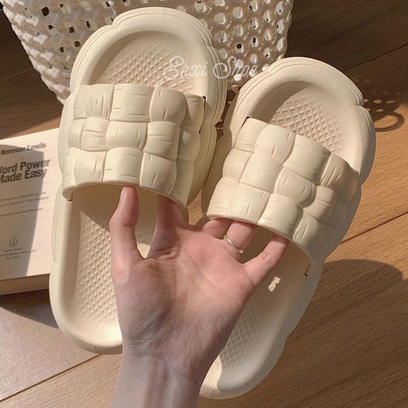 Oeggeo shop Dép Đế Dày Mang Trong Nhà Cho Nữ