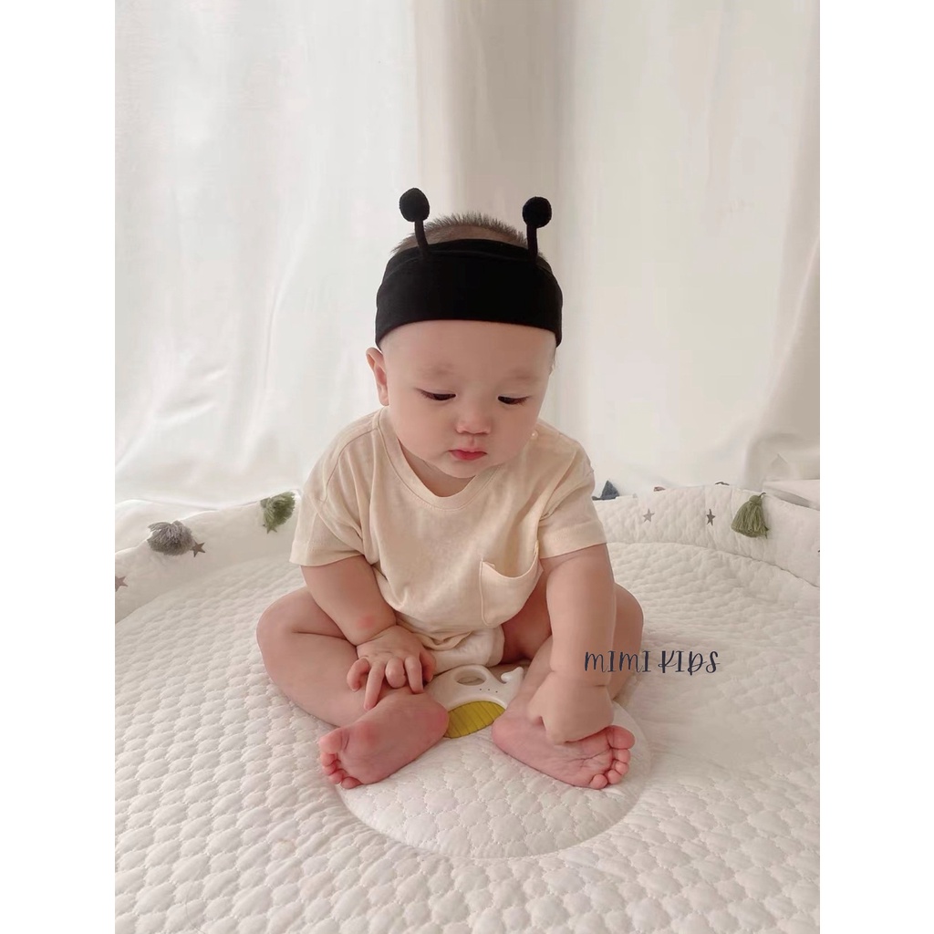 Turban băng đô ong phong cách Hàn Quốc đáng yêu cho bé Mimi Kids BD30