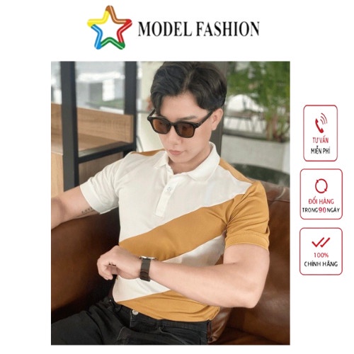 Áo thun polo nam nữ tay ngắn họa tiết hàn quốc Model Fashion
