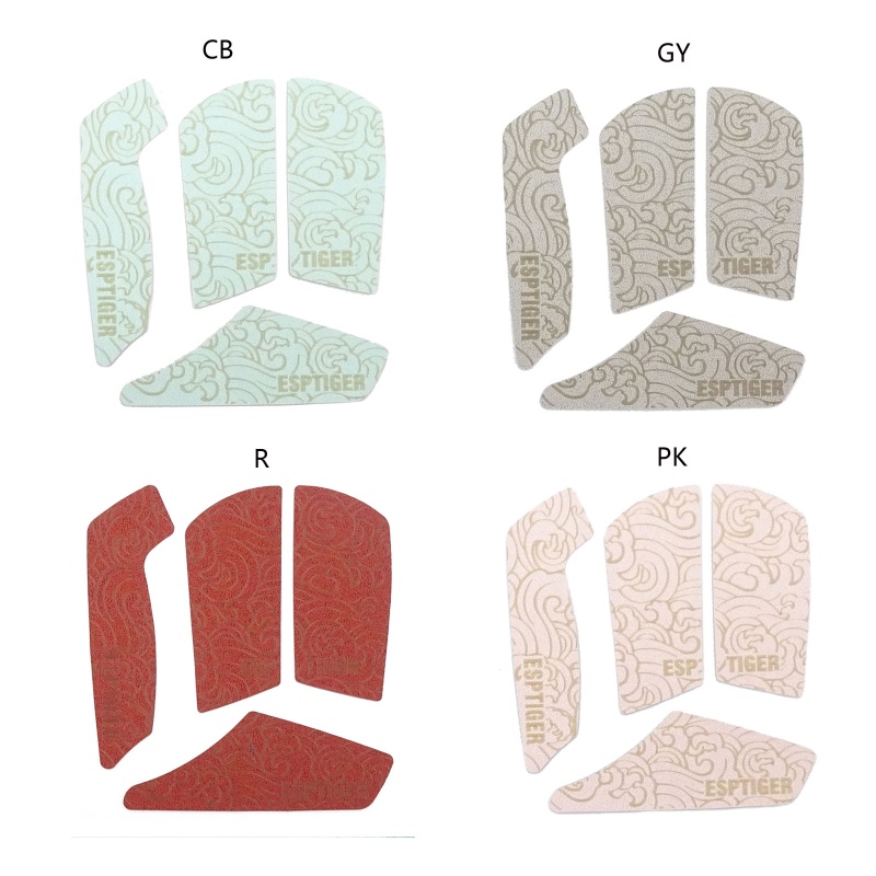 Băng Keo Dán Tay Cầm Chuột Máy Tính Chống Mồ Hôi In Họa Tiết Hổ Cho Logitech G403 G603 G703