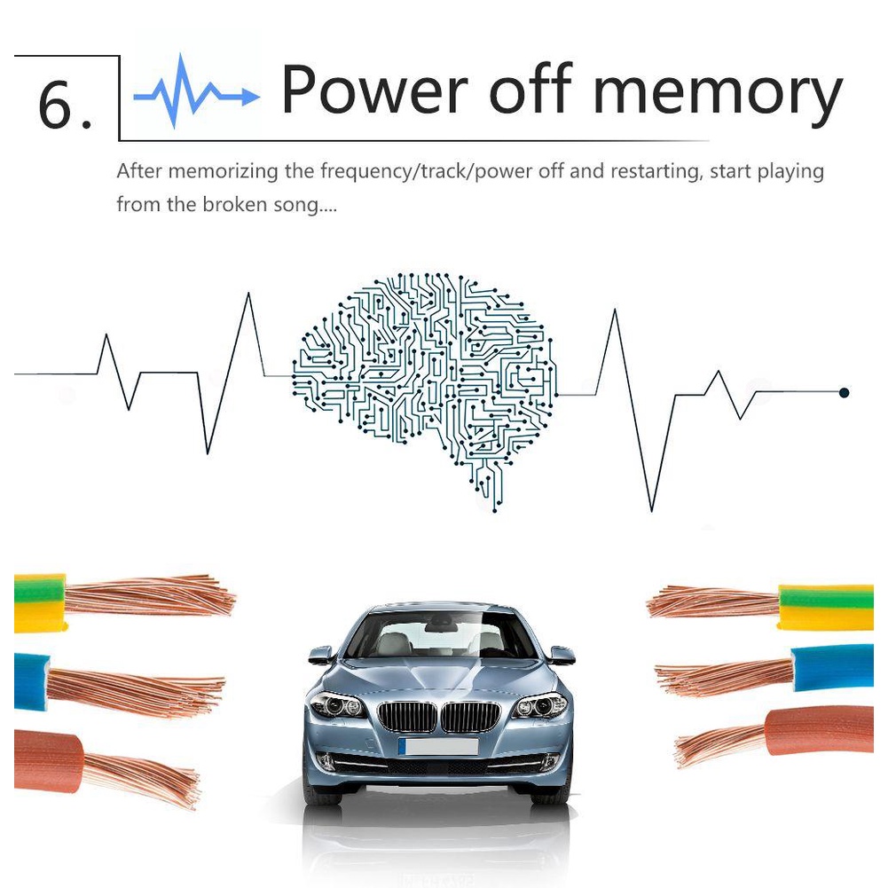 Máy Phát Nhạc FM Không Dây Phong Cách Retro Cho Xe Hơi