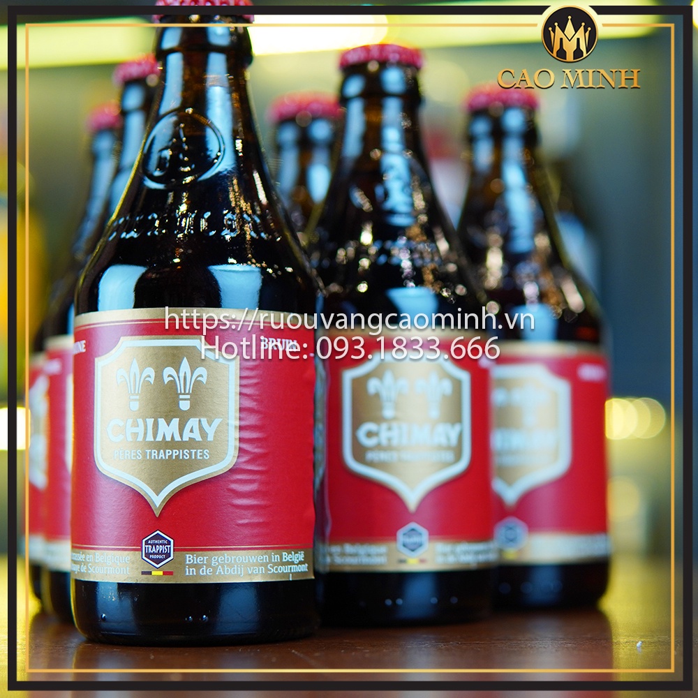 Bia Chimay Đỏ 7% Chai 330ml Nhập Khẩu Bỉ
