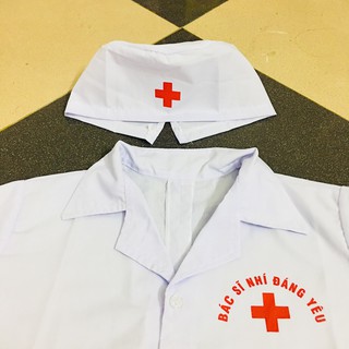 Áo Bác Sĩ Cho Bé. Chất Vải Đẹp
