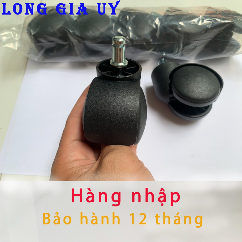 Bộ 5 bánh xe ghế xoay bền chắc ghế hỏng bánh xe chưa hỏng