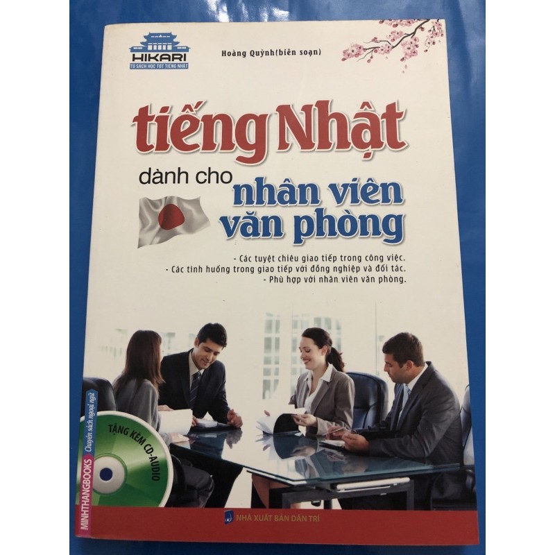 Sách - Tiếng Nhật dành cho nhân viên văn phòng - (Kèm CD)