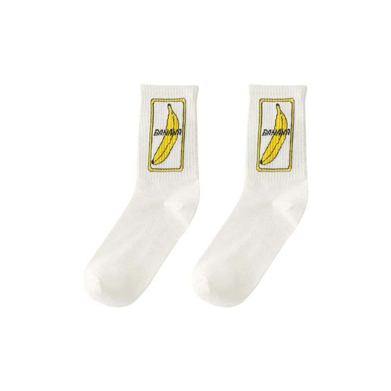 Vớ Cotton Họa Tiết Trái Chuối Dễ Thương Phong Cách Harajuku Nhật Bản Cho Nữ