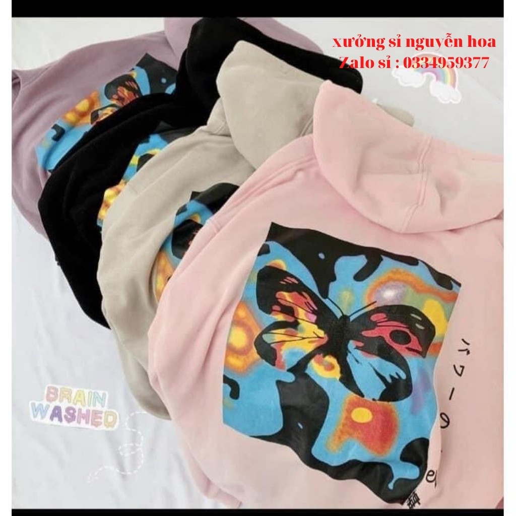 Áo Khoác Hoodie Nỉ Bướm Siêu Hot | BigBuy360 - bigbuy360.vn