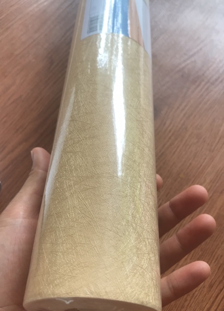 Cuộn 10 m khổ 53 cm giấy dán tường vân sợi( dùng keo dán)