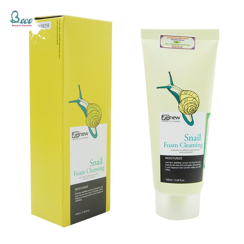 Sữa rửa mặt ốc sên Benew Snail Foam Cleansing 100ml