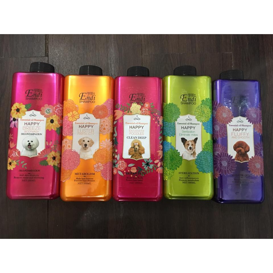Sữa tắm chuyên dụng cho từng loại lông chó mèo Essential Endi - 500ml