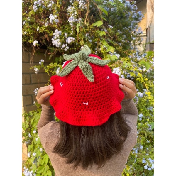 Nón bucket len dễ thương