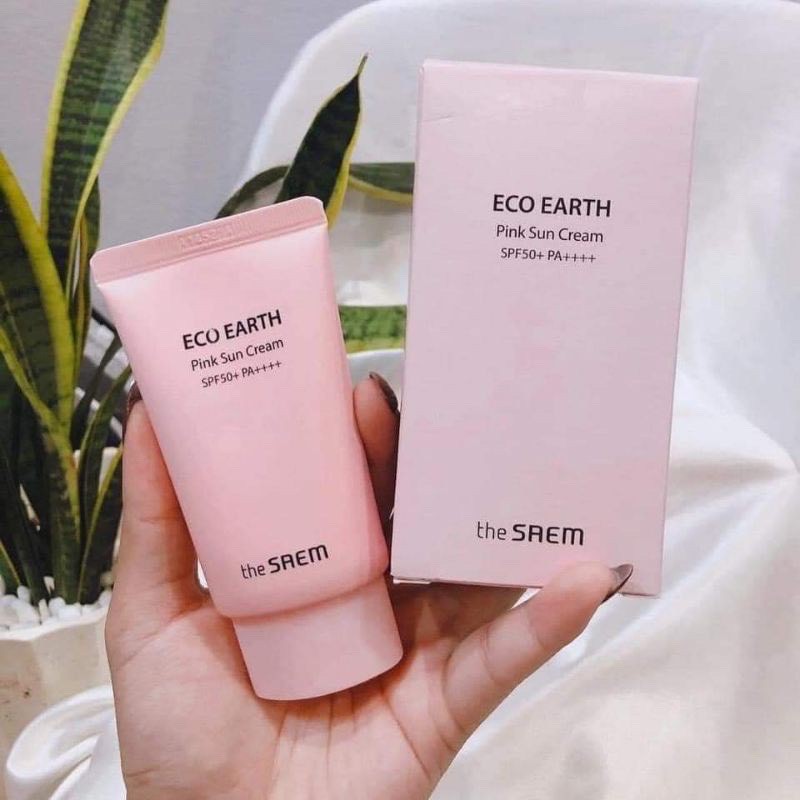Kem chống nắng the SAEM-Pink Sun Cream Ex