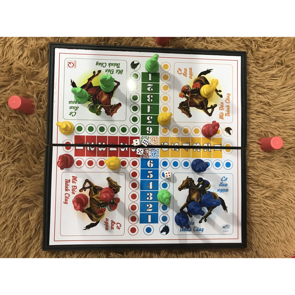 Bộ đồ chơi bàn cờ cá ngựa nam châm cao cấp đồ chơi trí tuệ board game dành cho bé và gia đình