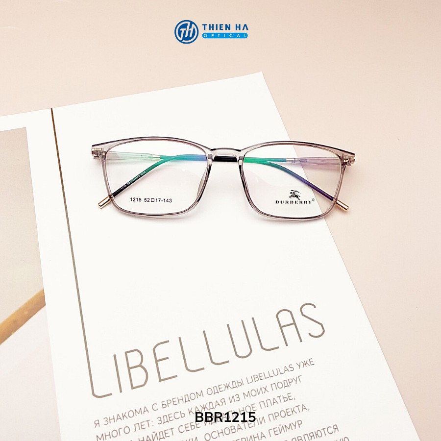 [ CHẤT LƯỢNG ] Gọng kính cận nữ, kính nhựa nam nữ , Kính mắt TH1215 chất liệu nhựa dẻo,vuông thời trang, full màu | BigBuy360 - bigbuy360.vn