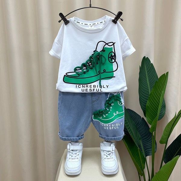 Áo Cộc Tay, Quần Sneaker Phù Hợp Mặc Đi Chơi Đi Học Cho Bé Từ 7Kg Đến 35Kg Ken Store (Bán Lẻ Quần Và Áo)