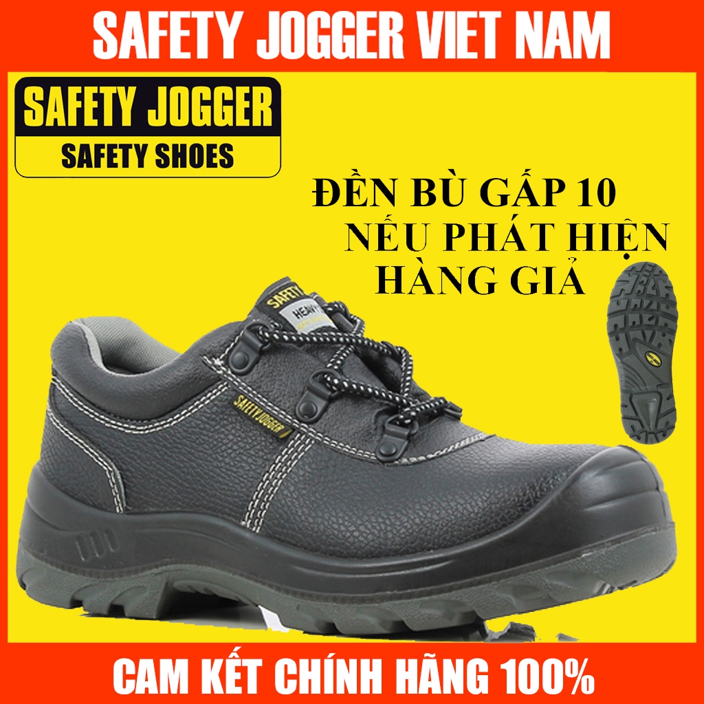 Giày Bảo Hộ Lao Động Safety Jogger Bestrun S3, Chống Đinh, Va Đập, Trơn Trượt, Dầu
