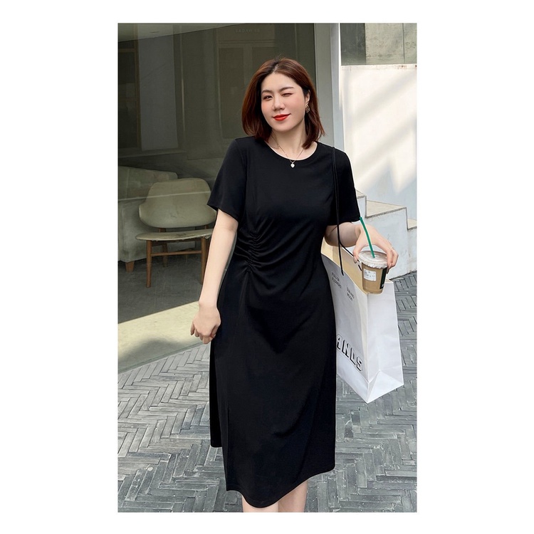 [HOT] Đầm Váy nhún eo thiết kế Big Size siêu hack dáng chất liệu cotton hàng loại 1