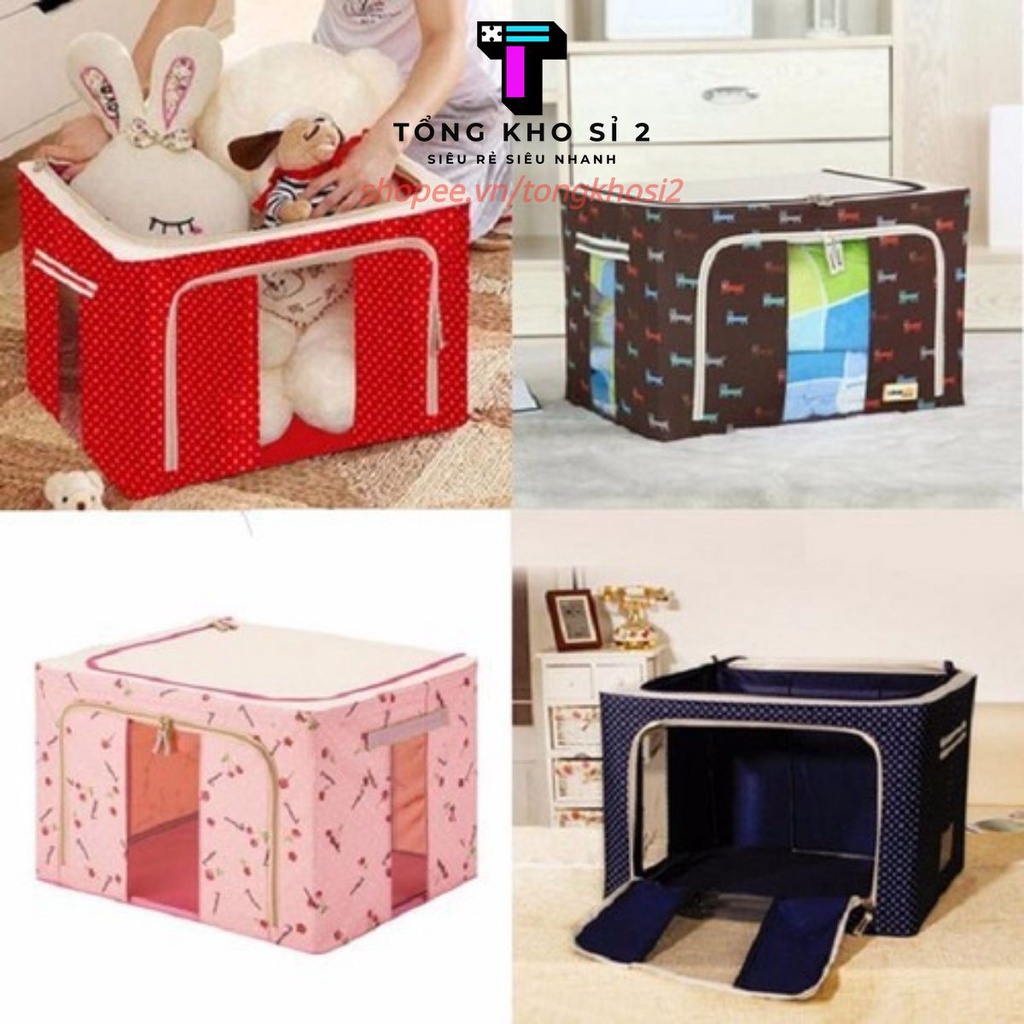 (Bán Buôn Sỉ) Túi đựng chăn màn, quần áo khung sắt cao cấp T2