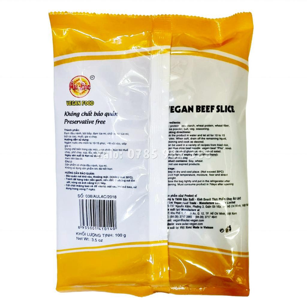 Sườn Non Chay, Bò Lát Chay, Bóng Cá Chay ÂU LẠC GÓI 100G