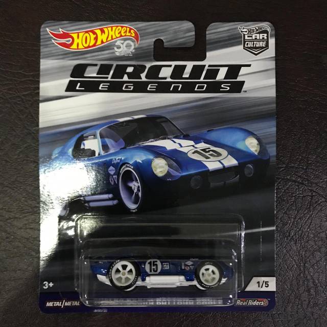 Mô hình xe đồ chơi Hot Wheels Shelby Cobra Daytona Coupe huyền thoại độc đáo