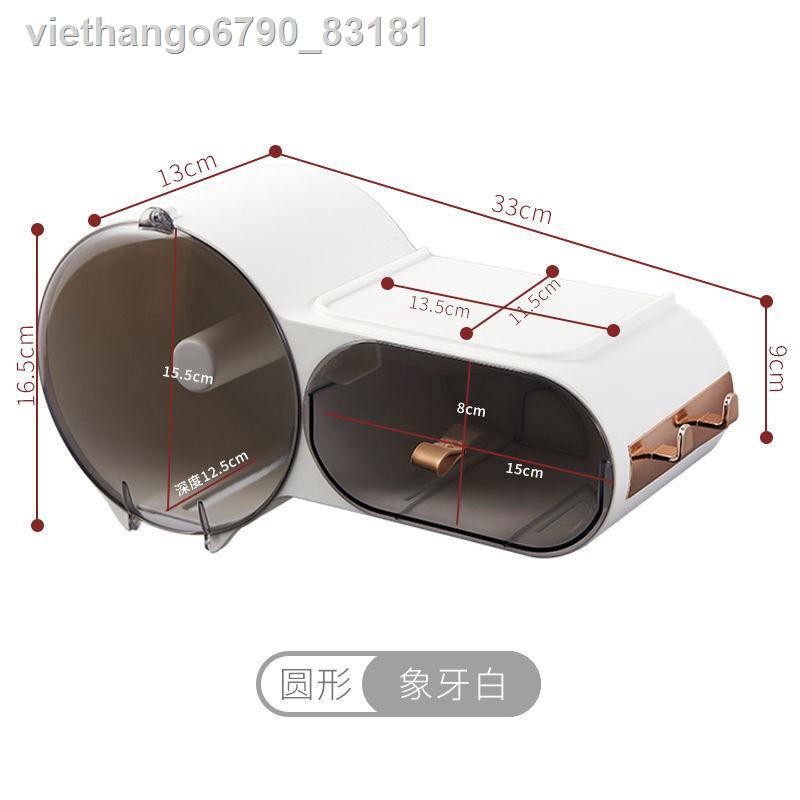 hộp đựng đồ□hộp lưu trữ mỹ phẩm nhà vệ sinh tủ bảo quản tủ đựng tủ hoàn thiện tủ đựng hộp đựng giấy cuộn đục lỗ miễn ph