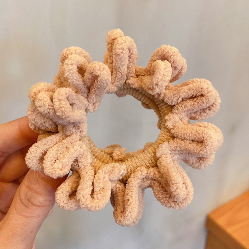 Dây buộc tóc cao su co giãn hình gấu dễ thương cho nữ