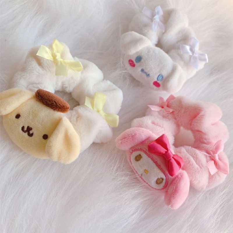 Dây Cột Tóc Sanrio Nhân Vật Hoạt Hình Dễ Thương