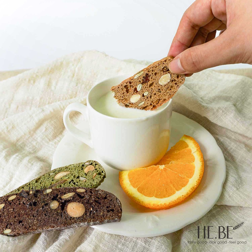 [Mã SKAMSALE06 giảm 10% tối đa 100K đơn 150K] BISCOTTI Nguyên Cám 3 VỊ by HeBe - Bánh Ngũ Cốc Nướng Ăn Kiêng Healthy | BigBuy360 - bigbuy360.vn