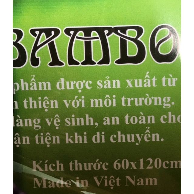 Chiếu trúc vân vàng cho bé hàng việt nam