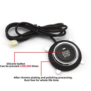 Car Remote Engine Starters Button Door Lock Keyless Entry System Central Locking Alarm System Kit