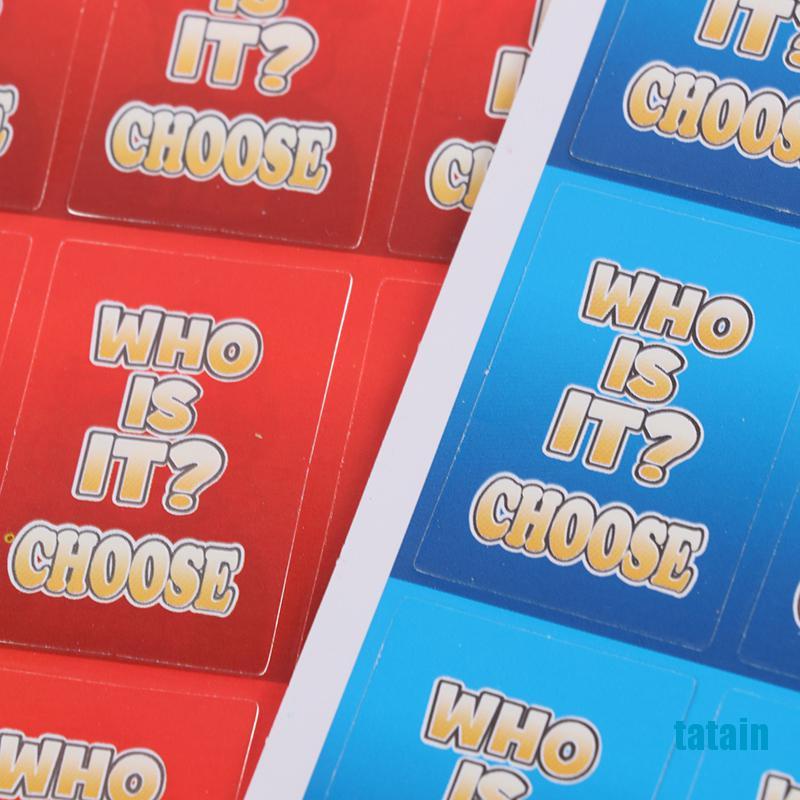 Bộ Đồ Chơi Board Game Who Is It Vui Nhộn Thú Vị Cho Gia Đình