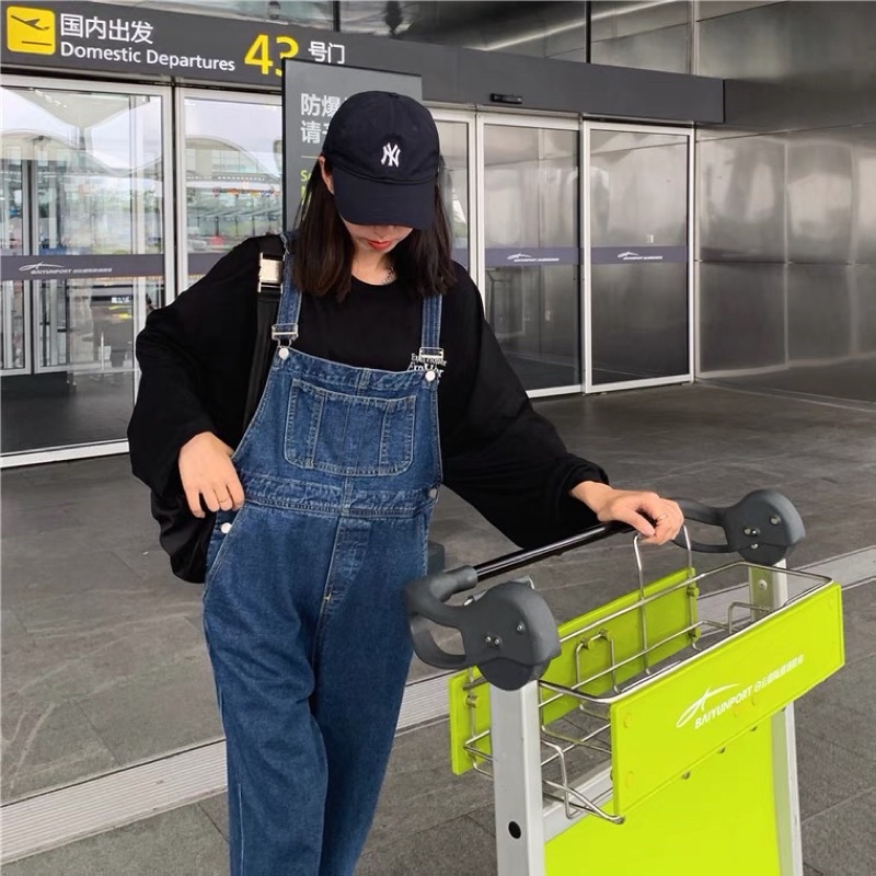 Quần yếm jeans bigsize hàng order