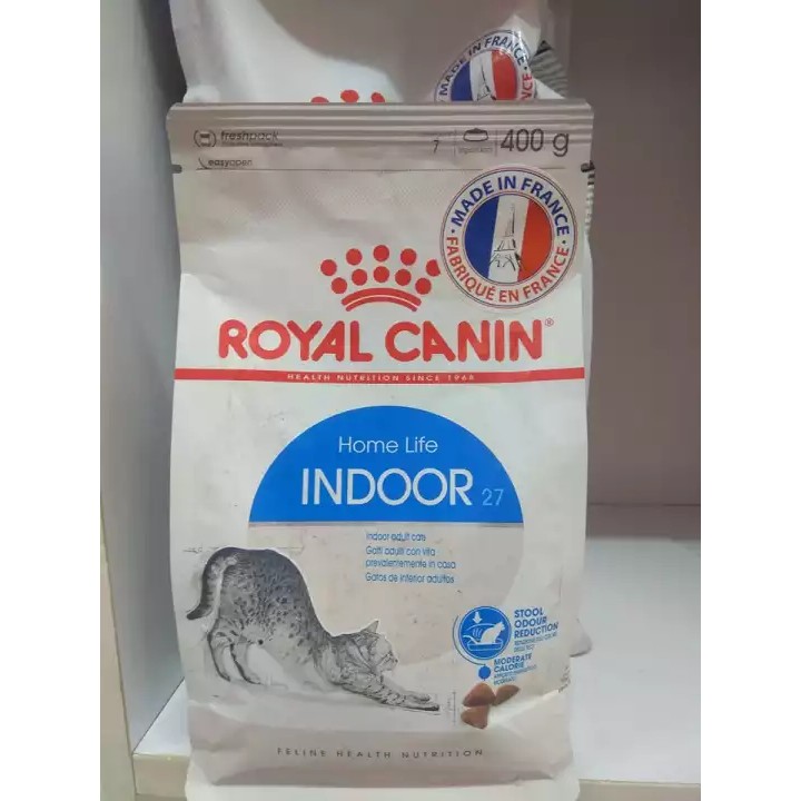 400g-Thức ăn cho mèo lười ít hoạt động Royal Canin Indoor