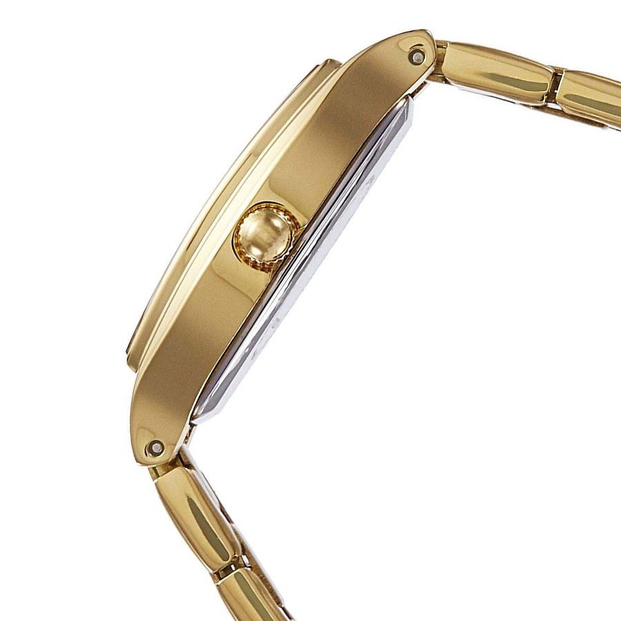Đồng Hồ Nữ Citizen Dây Thép Không Gỉ EJ6112-52P - Mặt Vàng