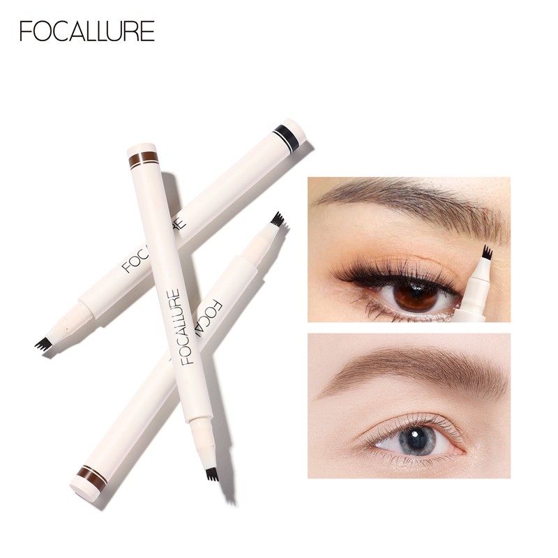 Bút Kẻ Mày Phẩy Sợi Chân Mày Focallure Flufmax Tinted Brow Ink Pen 10g