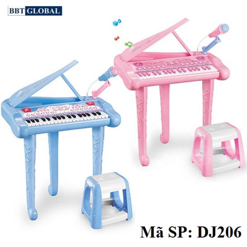 Đàn piano cho bé kết nối ipad, điện thoại kèm mic, ghế, thu âm