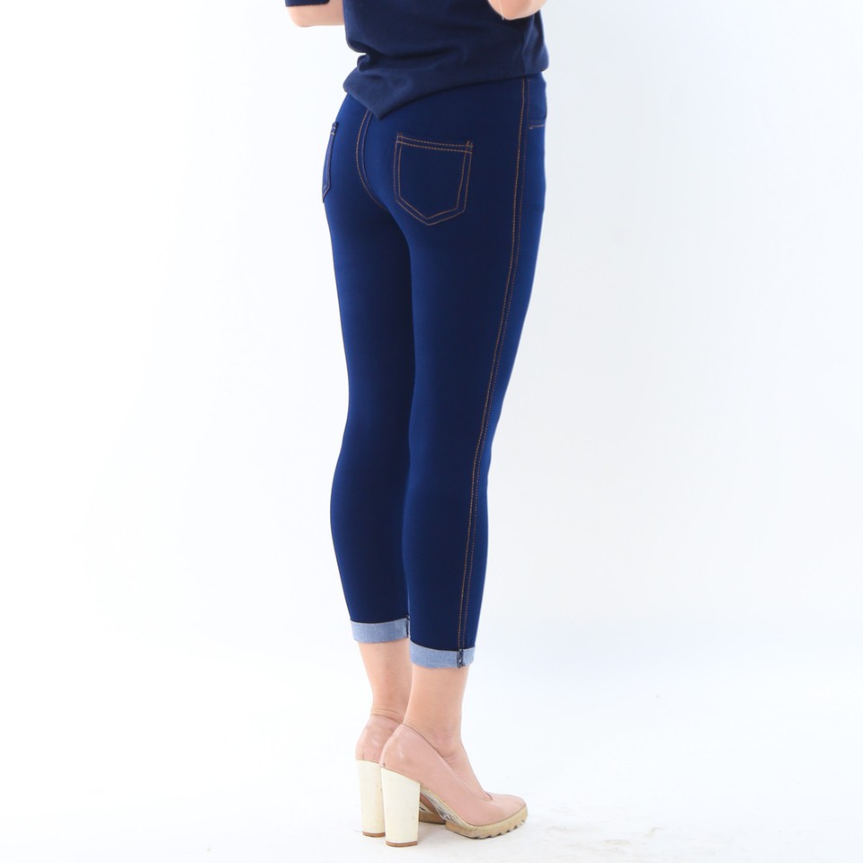 Quần ngố giả jeans ĐEN thời trang