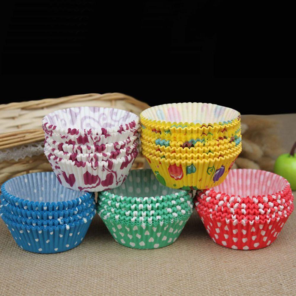 Set 100 CốC ĐựNg BáNh Cupcake HọA TiếT Dễ Thương