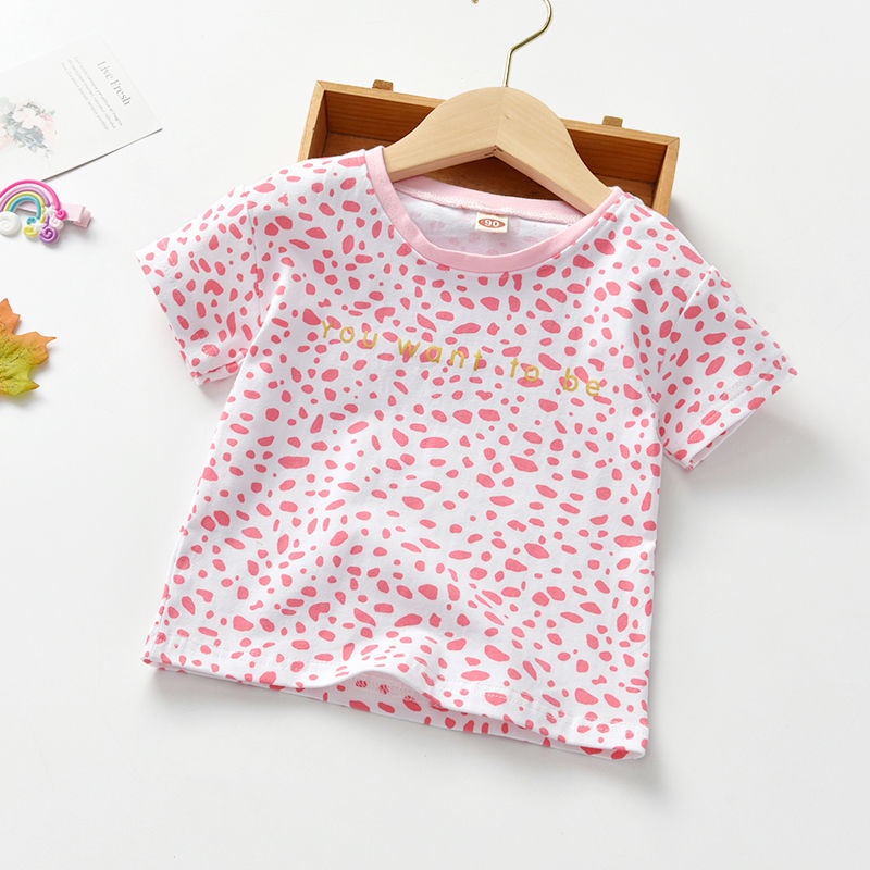 Áo Thun Cotton Mỏng Ngắn Tay Họa Tiết Hoa Dễ Thương Thời Trang Mùa Hè Hàn Quốc